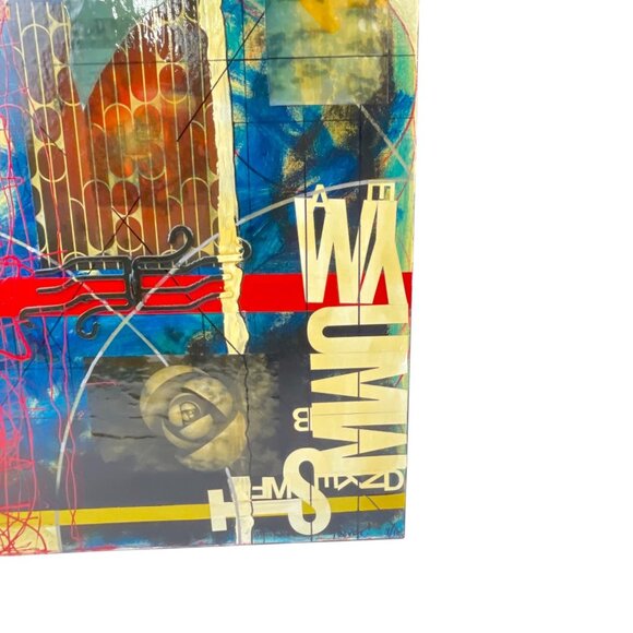 Trevor Williamson "Digital Void Tattoo" Limited Edition Canvas Abstract Art - Picture 4 of 13